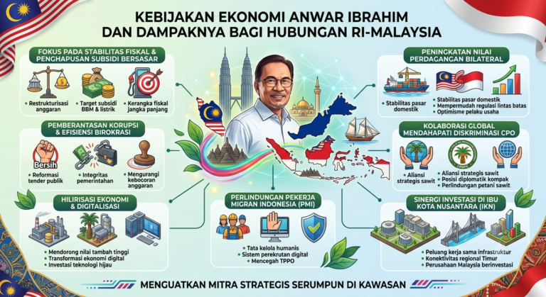 Kebijakan Ekonomi Anwar Ibrahim dan Dampaknya bagi Hubungan RI-Malaysia