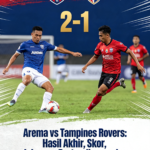 Hasil Arema vs Tampines