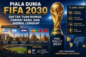 Piala Dunia FIFA 2030: Daftar Tuan Rumah, Format Baru, dan Jadwal Lengkap