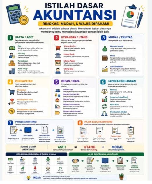 10 contoh istilah keuangan dan artinya untuk pemula