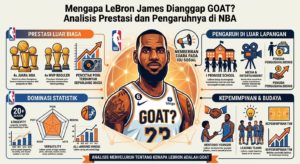 Mengapa LeBron James Dianggap GOAT? Analisis Prestasi dan Pengaruhnya di NBA