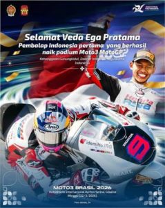 Langkah Pasti Veda Ega Pratama Menuju Puncak Balap Dunia