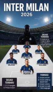 Daftar Pemain Inter Milan 2026: Skuad Terbaru, Pelatih, dan Formasi Andalan