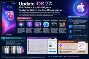 Update iOS 27: Fitur Terbaru, Apple Intelligence, Perubahan Sistem, dan Cara Mengunduhnya