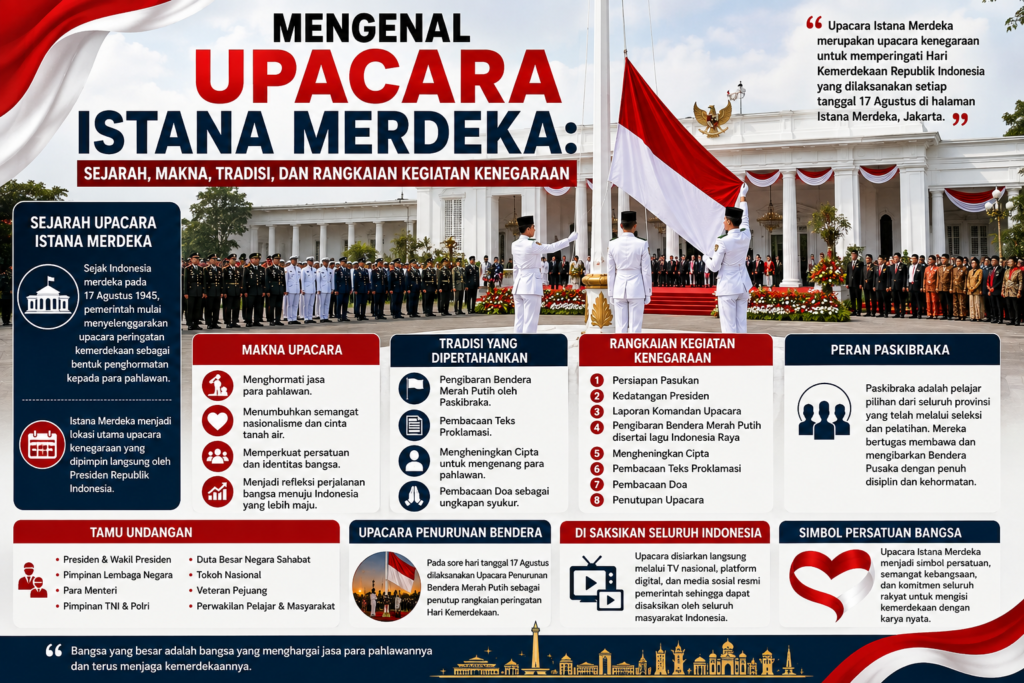 Mengenal Upacara Istana Merdeka: Sejarah, Makna, Tradisi, dan Rangkaian Kegiatan Kenegaraan