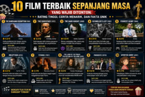 10 Film Terbaik Sepanjang Masa yang Wajib Ditonton: Rating Tinggi, Cerita Menarik, dan Fakta Unik