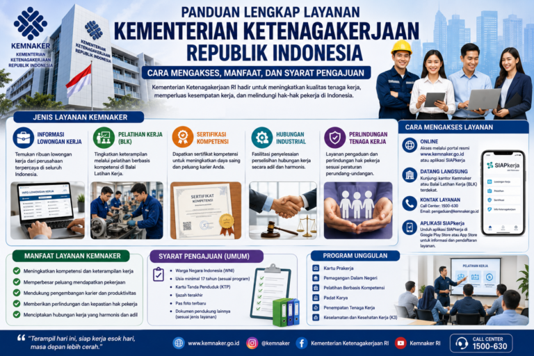 Panduan Lengkap Layanan Kementerian Ketenagakerjaan Republik Indonesia: Cara Mengakses, Manfaat, dan Syarat Pengajuan