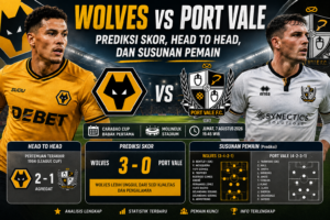 Prediksi Wolves vs Port Vale: Jadwal, Kick-off, Live Streaming, dan Skor Akhir
