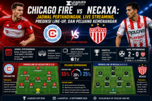 Chicago Fire vs Necaxa: Jadwal Pertandingan, Live Streaming, Prediksi Line-up, dan Peluang Kemenangan