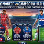 Cremonese vs Sampdoria Hari Ini: Jadwal Kick-off, Live Streaming, Prediksi, dan Pemain Kunci
