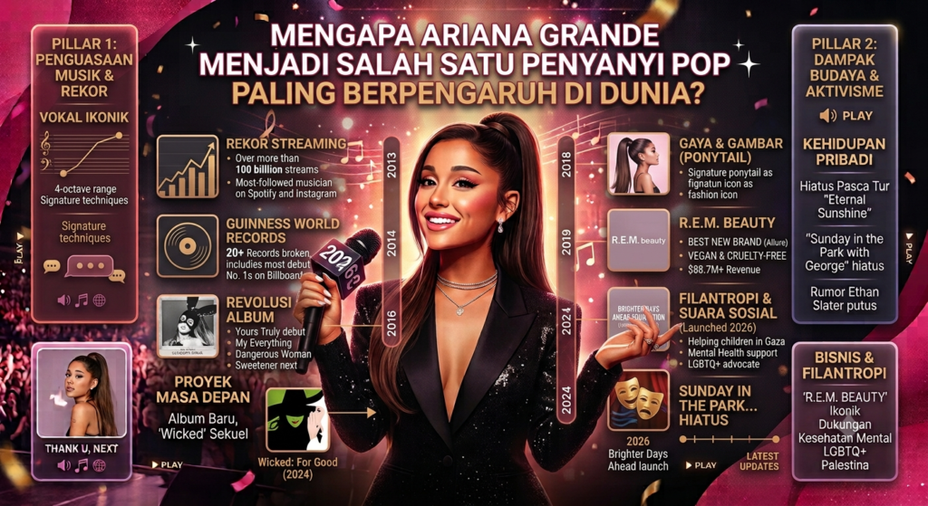 Mengapa Ariana Grande Menjadi Salah Satu Penyanyi Pop Paling Berpengaruh di Dunia?