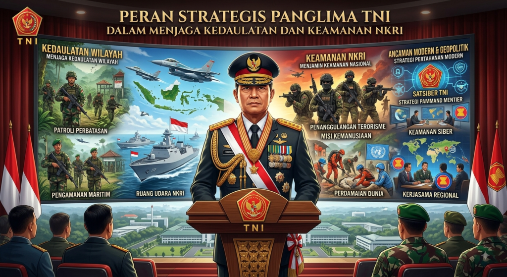 Peran Strategis Panglima TNI dalam Menjaga Kedaulatan dan Keamanan NKRI buatkan