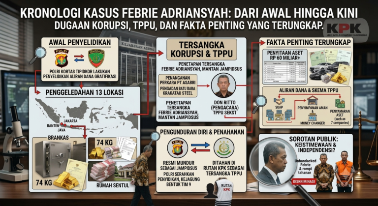Kronologi Kasus Febrie Adriansyah dari Awal hingga Kini: Dugaan Korupsi, TPPU, dan Fakta Penting yang Terungkap