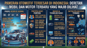 Pameran Otomotif Terbesar di Indonesia: Deretan Mobil dan Motor Terbaru yang Wajib Dilihat
