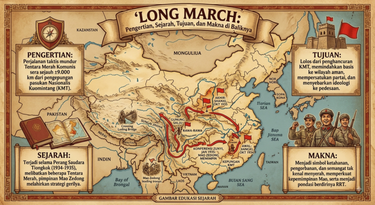 Long March: Pengertian, Sejarah, Tujuan, dan Makna di Baliknya