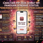 Cara Cek PIP 2026 Lewat HP: Panduan Lengkap Status Penerima dan Jadwal Pencairan