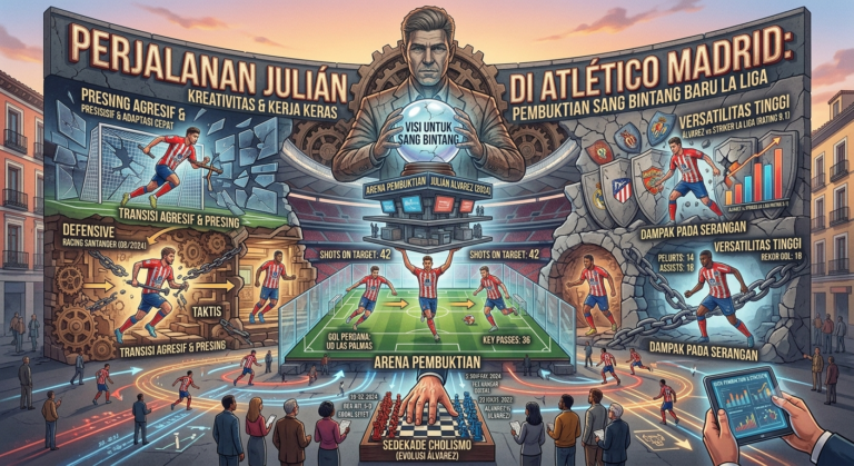 Perjalanan Julián Álvarez di Atlético Madrid: Pembuktian Sang Bintang Baru La Liga