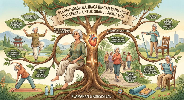 Rekomendasi Olahraga Ringan yang Aman dan Efektif untuk Orang Lanjut Usia