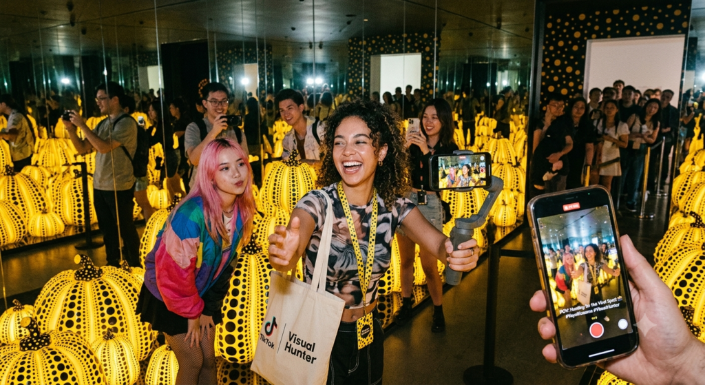 5 Alasan Pameran Yayoi Kusama Selalu Viral dan Disbu Visual Hunter di TikTok