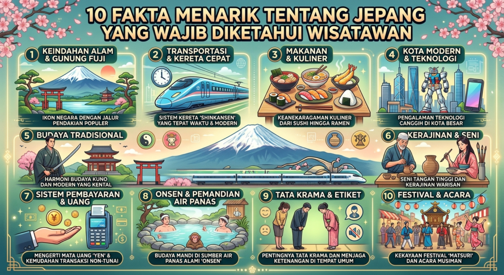10 Fakta Menarik tentang Jepang yang Wajib Diketahui Wisatawan