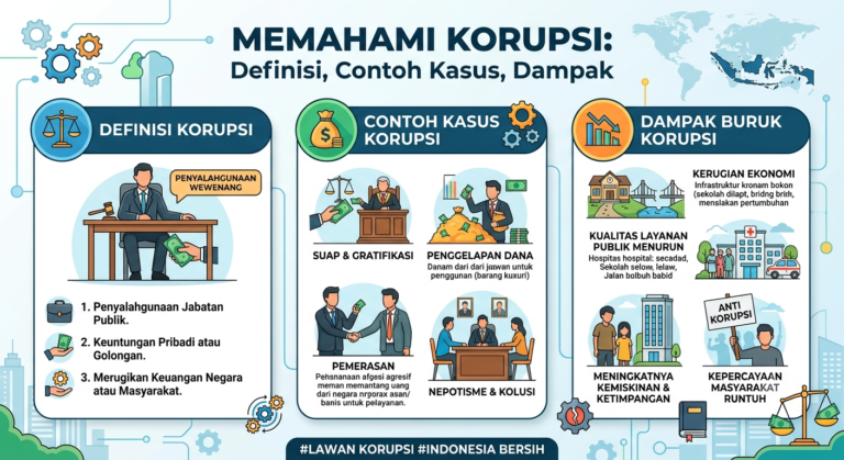 Tentang Korupsi Lengkap: Definisi, Contoh Kasus, Dampak