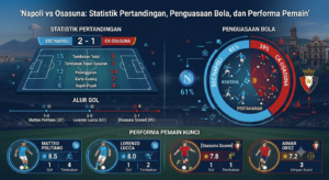 Napoli vs Osasuna: Statistik Pertandingan, Penguasaan Bola, dan Performa Pemain