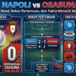 Napoli vs Osasuna: Head to Head, Rekor Pertemuan, dan Fakta Menarik Kedua Tim