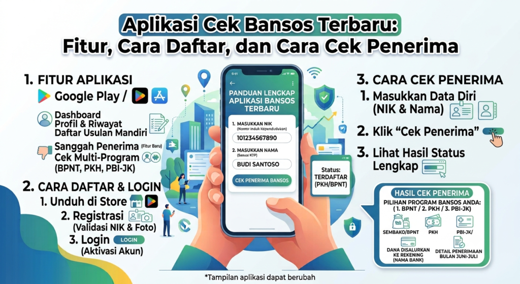 Aplikasi Cek Bansos 2026: Fitur, Cara Daftar, dan Panduan Mengecek Status Penerima Bantuan