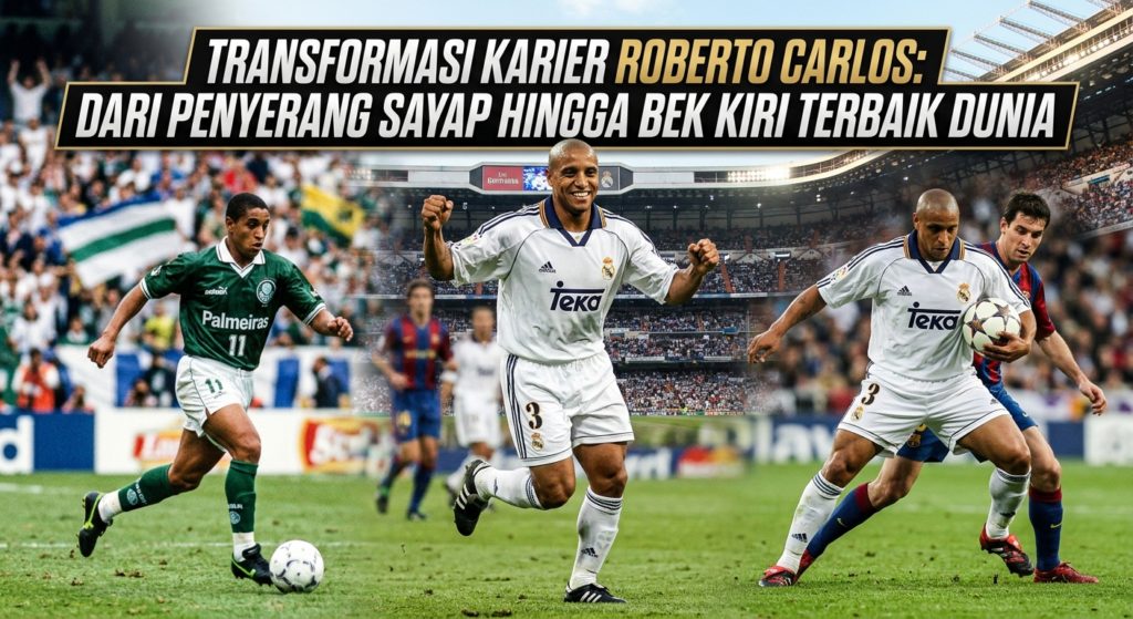 Transformasi Karier Roberto Carlos: Dari Penyerang Sayap hingga Bek Kiri Terbaik Dunia