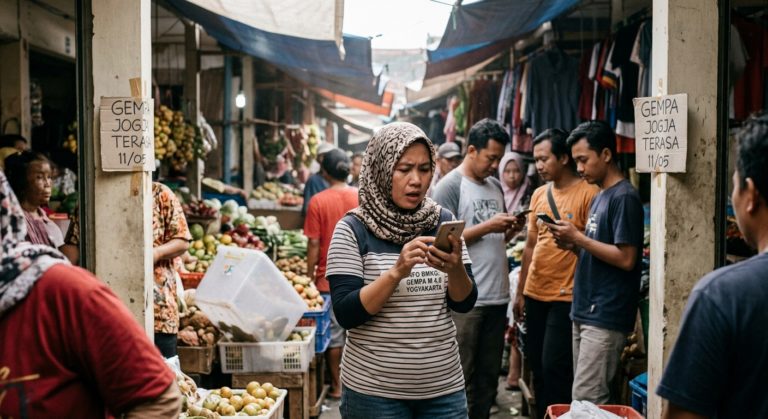 Info BMKG: Gempa M 4,8 Guncang Jogja Hari Ini, Terasa Hingga Bantul dan Sleman