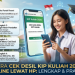 Cara Cek Desil KIP Kuliah 2026 Online Lewat HP, Lengkap dan Praktis