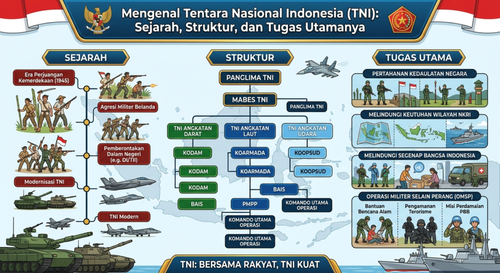 Mengenal Tentara Nasional Indonesia (TNI): Sejarah, Struktur, dan Tugas Utamanya