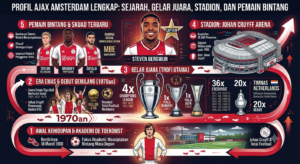 Profil Ajax Amsterdam Lengkap: Sejarah, Gelar Juara, Stadion, dan Pemain Bintang