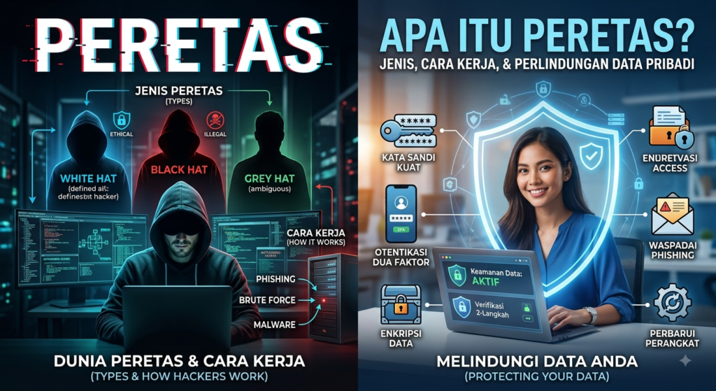 Apa Itu Peretas? Jenis, Cara Kerja, dan Cara Melindungi Data Pribadi Anda