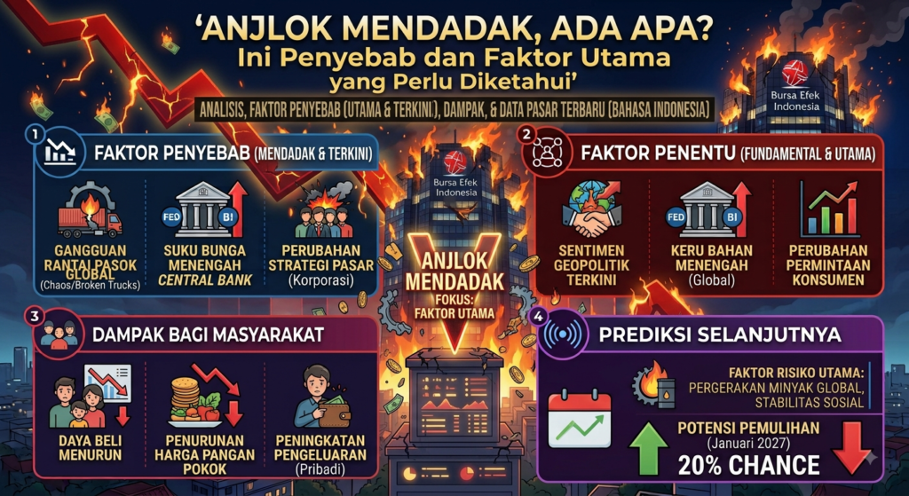 Anjlok Mendadak, Ada Apa? Ini Penyebab dan Faktor Utama yang Perlu Diketahui