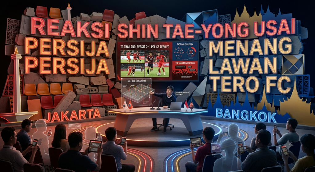 Reaksi Shin Tae-yong Usai Persija Jakarta Menang Lawan Police Tero FC