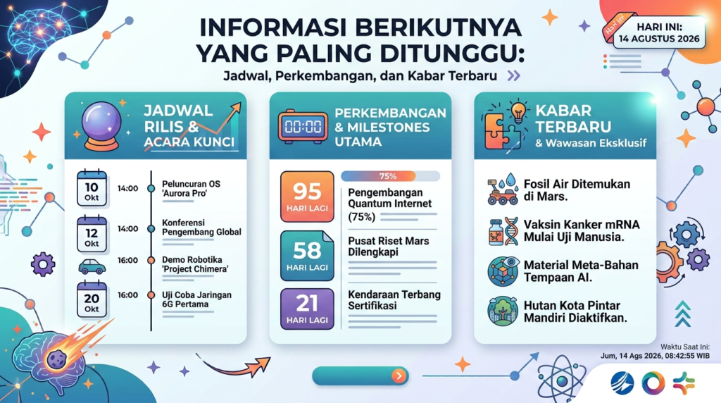 Informasi Berikutnya yang Paling Ditunggu: Jadwal, Perkembangan, dan Kabar Terbaru