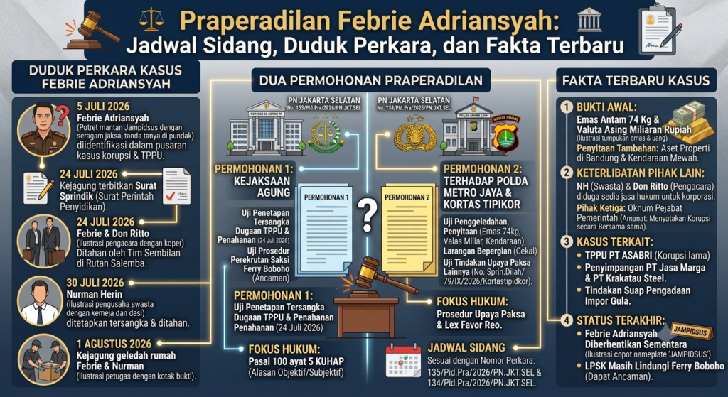 Praperadilan Febrie Adriansyah: Jadwal Sidang, Duduk Perkara, dan Fakta Terbaru