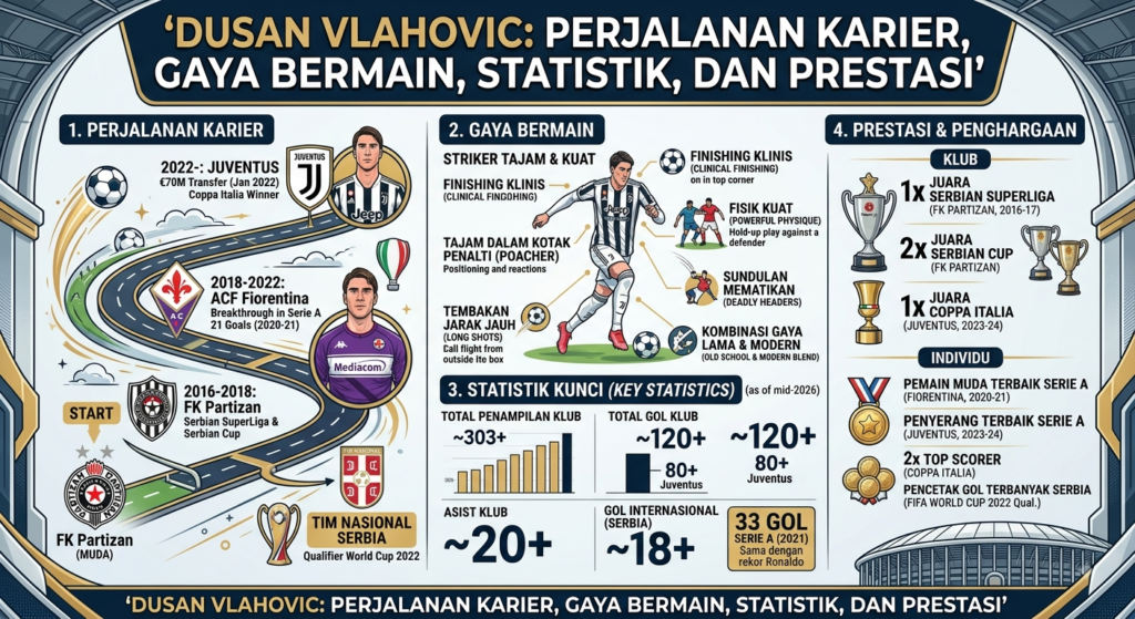 Dusan Vlahovic: Perjalanan Karier, Gaya Bermain, Statistik, dan Prestasi