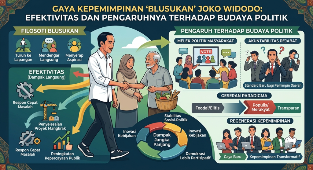 Gaya Kepemimpinan 'Blusukan' Joko Widodo: Efektivitas dan Pengaruhnya terhadap Budaya Politik