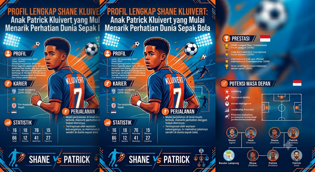 Profil Lengkap Shane Kluivert: Anak Patrick Kluivert yang Mulai Menarik Perhatian Dunia Sepak Bola