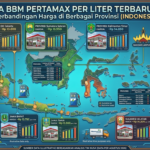 Harga BBM Pertamax per Liter Terbaru 2026: Perbandingan Harga di Berbagai Provinsi