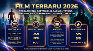 Film Terbaru 2026: Daftar Rilis, Jadwal Tayang, Sinopsis, dan Rekomendasi Terbaik Tahun Ini