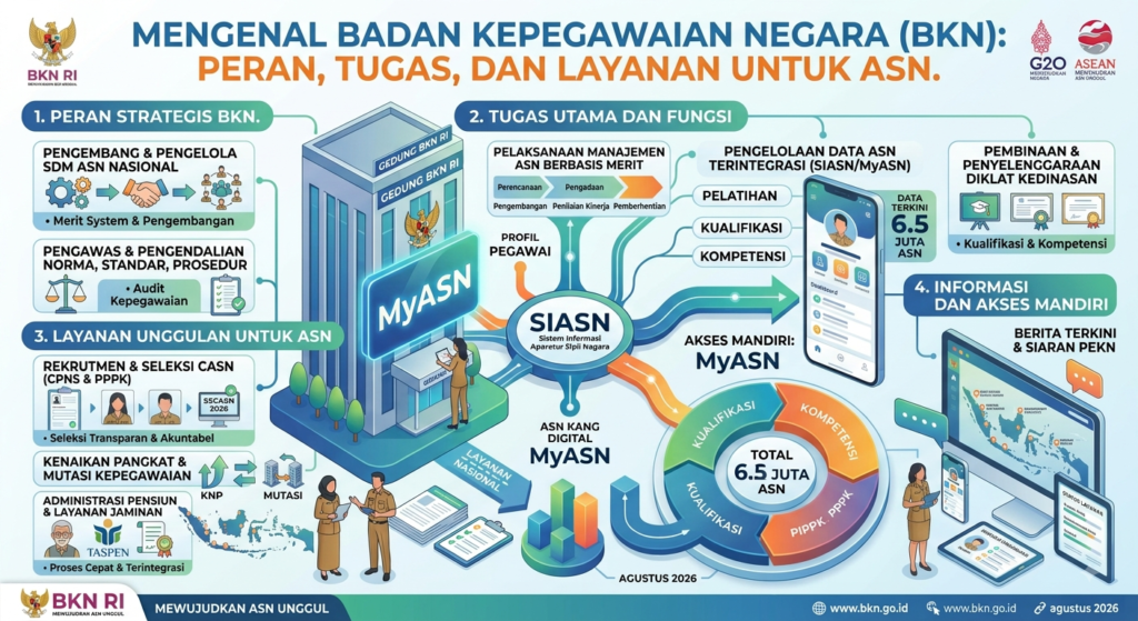 Mengenal Badan Kepegawaian Negara (BKN): Peran, Tugas, dan Layanan untuk ASN