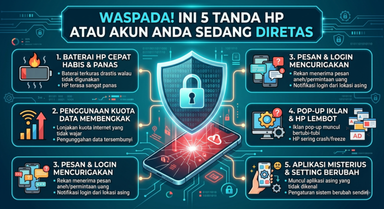 Waspada! Ini 5 Tanda HP atau Akun Anda Sedang Diretas