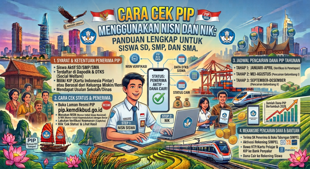 Cara Cek PIP Menggunakan NISN dan NIK: Panduan Lengkap untuk Siswa SD, SMP, dan SMA