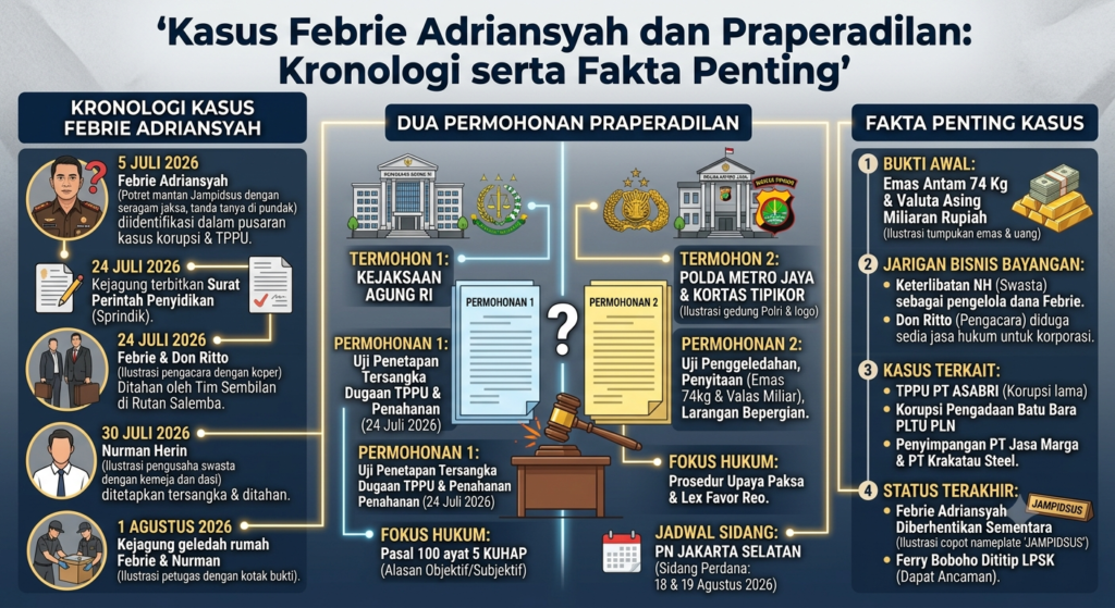 Kasus Febrie Adriansyah dan Praperadilan: Kronologi serta Fakta Penting