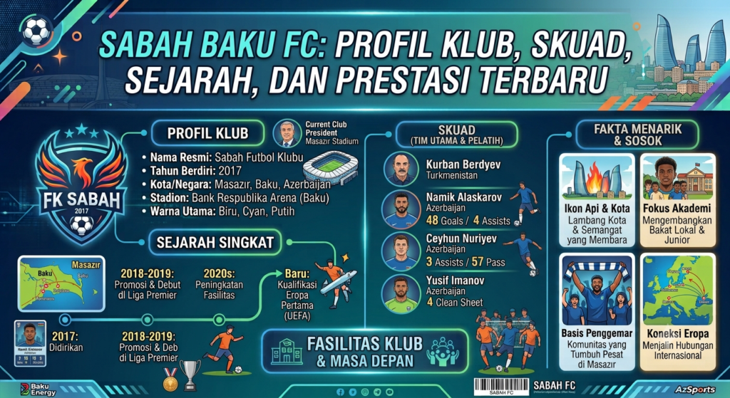 Sabah Baku FC: Profil Klub, Skuad, Sejarah, dan Prestasi Terbaru