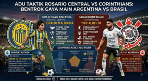Adu Taktik Rosario Central vs Corinthians: Bentrok Gaya Main Argentina vs Brasil