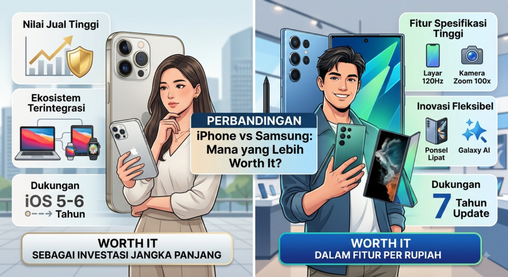 Perbandingan Harga iPhone vs Samsung: Mana yang Lebih Worth It?